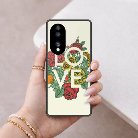 Huawei Honor 70 Cover - Floral Series 2 - HQ Premium Shine Durable Shatterproof Case