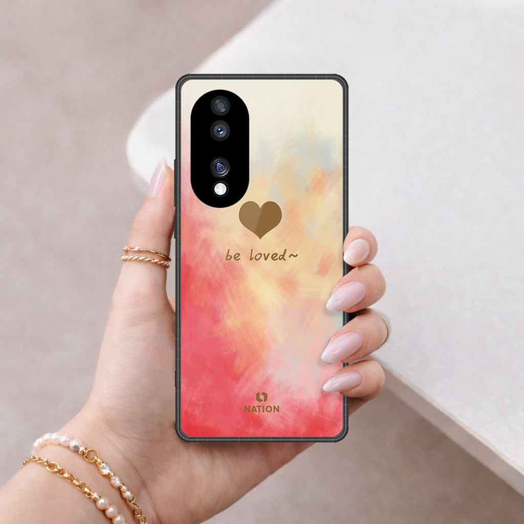 Huawei Honor 70 Cover - Onation Heart Series - HQ Premium Shine Durable Shatterproof Case