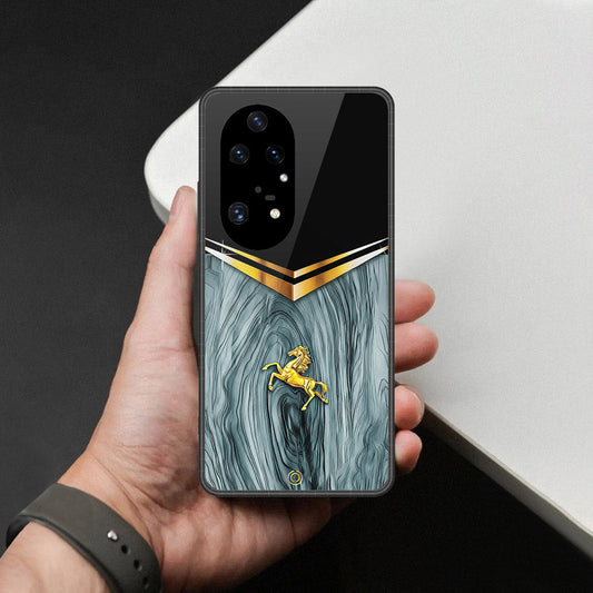 Huawei P50 Pro Cover - Majestic Royal V Design - HQ Premium Shine Durable Shatterproof Case