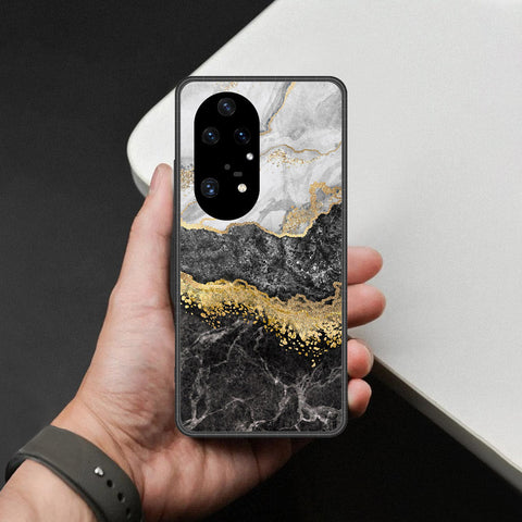 Huawei P50 Pro Cover - Colorful Marble Series - HQ Premium Shine Durable Shatterproof Case