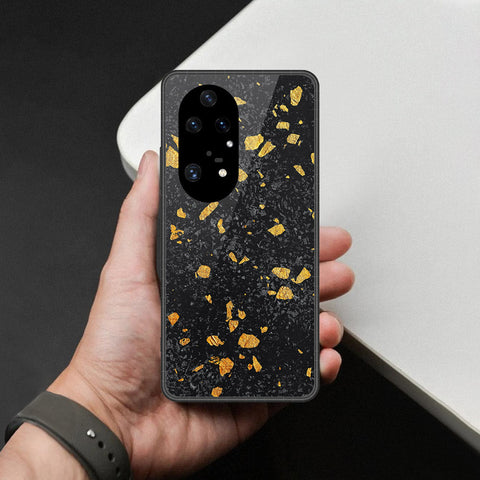 Huawei P50 Pro Cover - Black Marble Series - HQ Premium Shine Durable Shatterproof Case