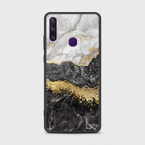 Huawei Y6p Cover - Colorful Marble Series - HQ Premium Shine Durable Shatterproof Case