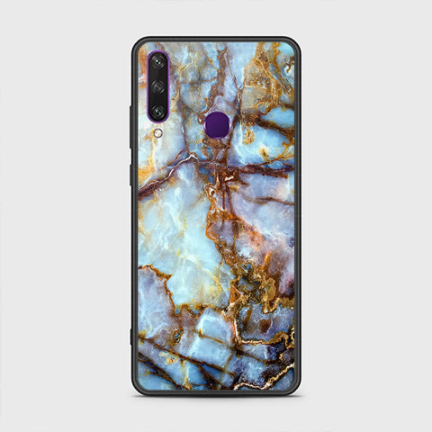 Huawei Y6p Cover - Colorful Marble Series - HQ Premium Shine Durable Shatterproof Case