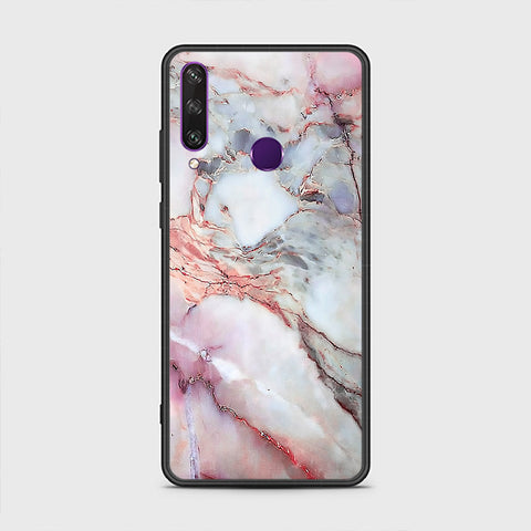 Huawei Y6p Cover - Colorful Marble Series - HQ Premium Shine Durable Shatterproof Case