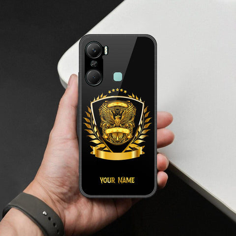 Infinix Hot 12 Pro Cover - Gold Series - HQ Premium Shine Durable Shatterproof Case