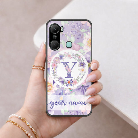 Infinix Hot 12 Pro Cover - Personalized Alphabet Series - HQ Premium Shine Durable Shatterproof Case