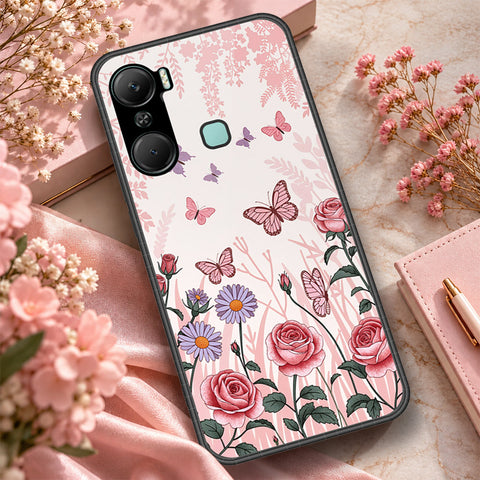 Infinix Hot 12 Pro Cover - ONation Botancial Bloom Series - HQ Premium Shine Durable Shatterproof Case