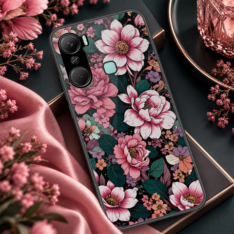 Infinix Hot 12 Pro Cover - ONation Botancial Bloom Series - HQ Premium Shine Durable Shatterproof Case