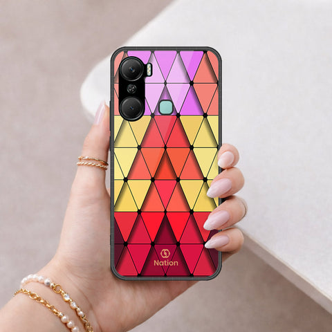 Infinix Hot 12 Pro Cover - Onation Pyramid Series - HQ Premium Shine Durable Shatterproof Case