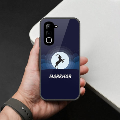 Infinix Hot 70 Cover - Markhor Series - HQ Ultra Shine Premium Infinity Glass Soft Silicon Borders Case