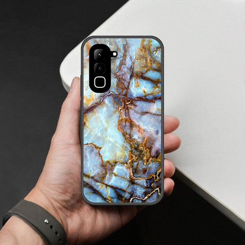 Infinix Hot 70 Cover - Colorful Marble Series - HQ Ultra Shine Premium Infinity Glass Soft Silicon Borders Case