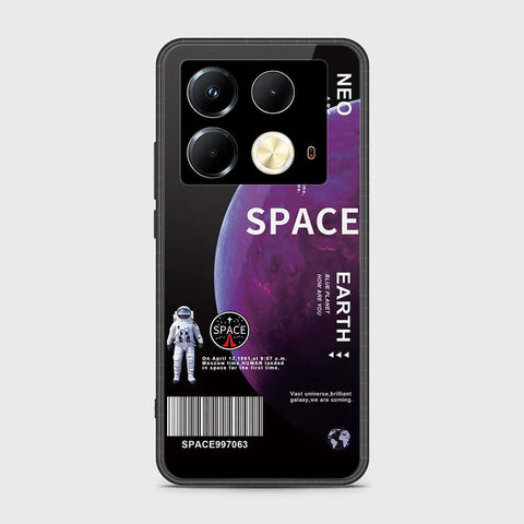 Infinix Note 40 Cover- Limitless Series - HQ Ultra Shine Premium Infinity Glass Soft Silicon Borders Case