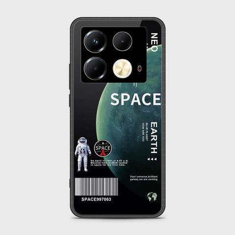 Infinix Note 40 Cover- Limitless Series - HQ Ultra Shine Premium Infinity Glass Soft Silicon Borders Case