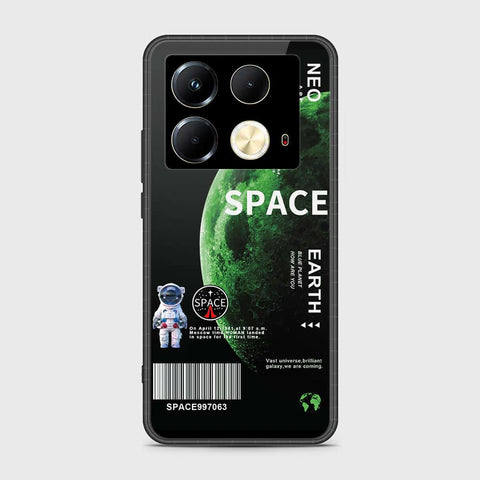 Infinix Note 40 Cover- Limitless Series - HQ Ultra Shine Premium Infinity Glass Soft Silicon Borders Case