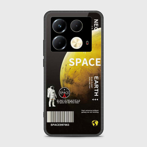 Infinix Note 40 Cover- Limitless Series - HQ Ultra Shine Premium Infinity Glass Soft Silicon Borders Case