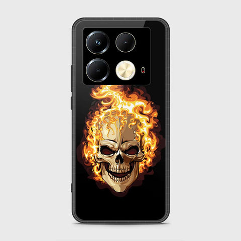Infinix Note 40 Cover- Stellar Series - HQ Ultra Shine Premium Infinity Glass Soft Silicon Borders Case