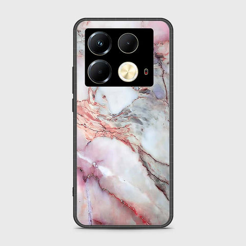 Infinix Note 40 Cover- Colorful Marble Series - HQ Ultra Shine Premium Infinity Glass Soft Silicon Borders Case
