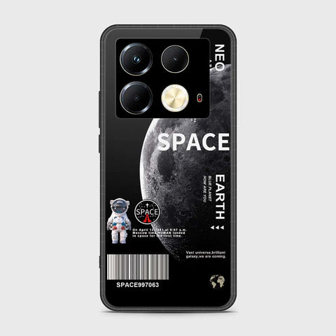 Infinix Note 40 Cover- Limitless Series - HQ Ultra Shine Premium Infinity Glass Soft Silicon Borders Case