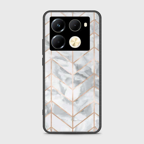 Infinix Note 40 Pro Plus Cover- White Marble Series 2 - HQ Premium Shine Durable Shatterproof Case
