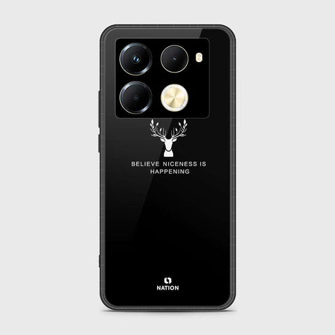 Infinix Note 40 Pro Plus Cover- Nice Series - HQ Ultra Shine Premium Infinity Glass Soft Silicon Borders Case