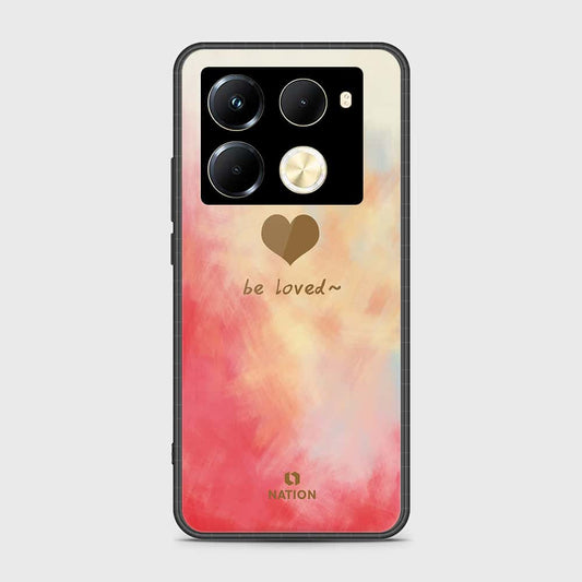 Infinix Note 40 Pro Plus Cover- Onation Heart Series - HQ Ultra Shine Premium Infinity Glass Soft Silicon Borders Case