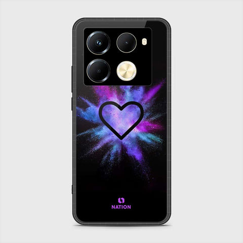 Infinix Note 40 Pro Cover- Onation Heart Series - HQ Premium Shine Durable Shatterproof Case