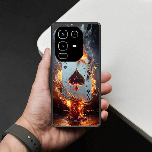 Infinix Note 50s Cover - Ace of Fire Rising Star Design - HQ Premium Shine Durable Shatterproof Case