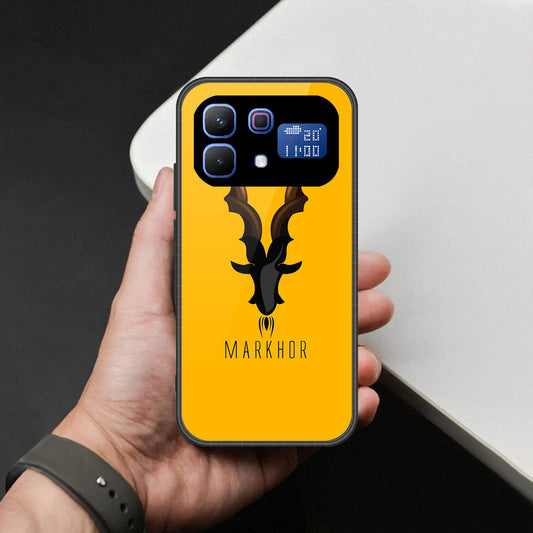Infinix Note 60 Pro Cover - Markhor Series - HQ Ultra Shine Premium Infinity Glass Soft Silicon Borders Case