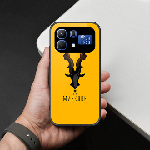 Infinix Note 60 Pro Cover - Markhor Series - HQ Ultra Shine Premium Infinity Glass Soft Silicon Borders Case