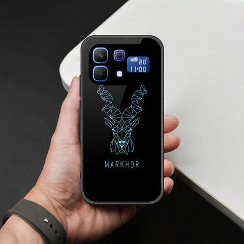 Infinix Note 60 Pro Cover - Markhor Series - HQ Ultra Shine Premium Infinity Glass Soft Silicon Borders Case