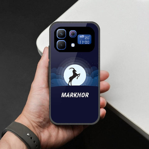 Infinix Note 60 Pro Cover - Markhor Series - HQ Ultra Shine Premium Infinity Glass Soft Silicon Borders Case