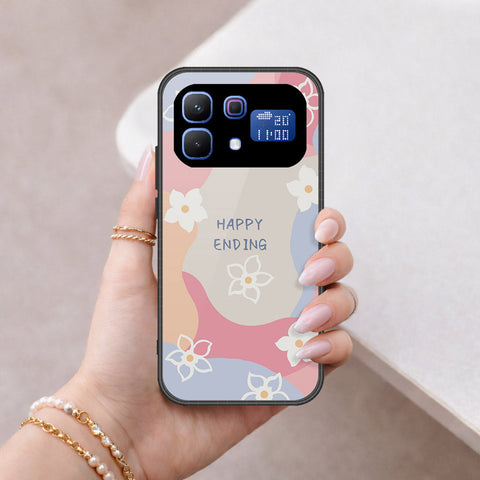 Infinix Note 60 Pro Cover - Happy Series - HQ Ultra Shine Premium Infinity Glass Soft Silicon Borders Case