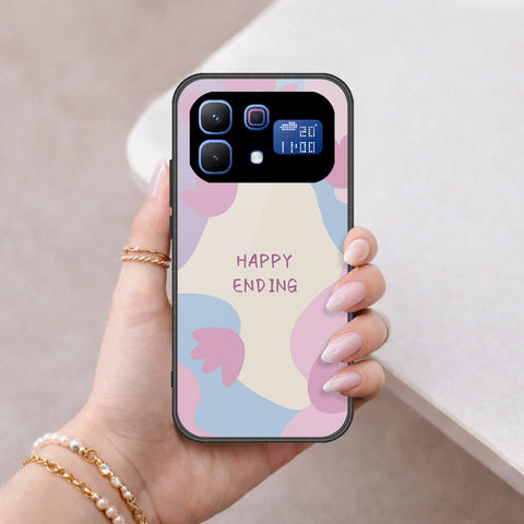Infinix Note 60 Pro Cover - Happy Series - HQ Ultra Shine Premium Infinity Glass Soft Silicon Borders Case