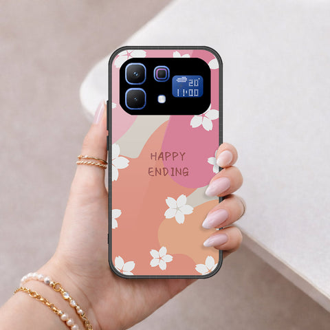 Infinix Note 60 Pro Cover - Happy Series - HQ Ultra Shine Premium Infinity Glass Soft Silicon Borders Case