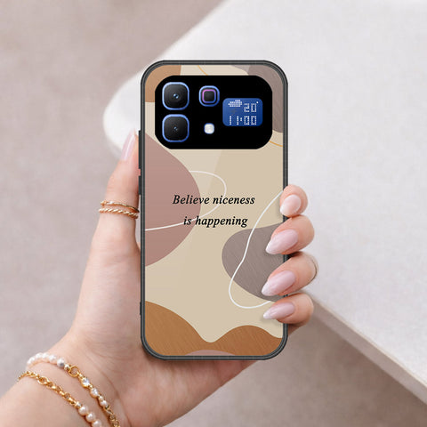 Infinix Note 60 Pro Cover - Happy Series - HQ Ultra Shine Premium Infinity Glass Soft Silicon Borders Case