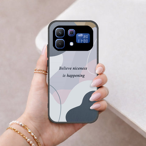 Infinix Note 60 Pro Cover - Happy Series - HQ Ultra Shine Premium Infinity Glass Soft Silicon Borders Case