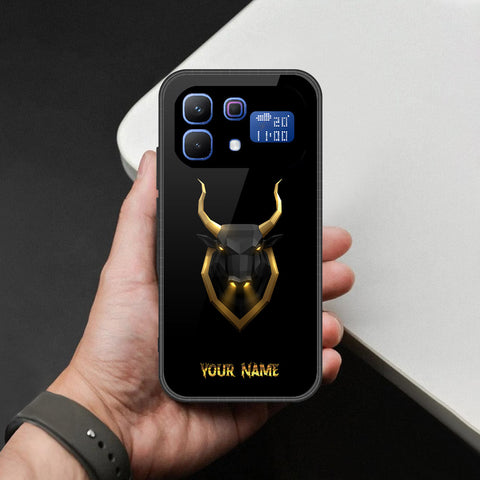 Infinix Note 60 Pro Cover - Gold Series - HQ Ultra Shine Premium Infinity Glass Soft Silicon Borders Case