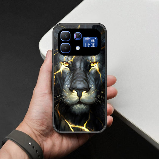 Infinix Note 60 Pro Cover - Brave Series - HQ Ultra Shine Premium Infinity Glass Soft Silicon Borders Case