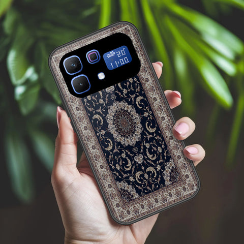 Infinix Note 60 Cover - ONation Persian Rugs Series 2 - HQ Ultra Shine Premium Infinity Glass Soft Silicon Borders Case