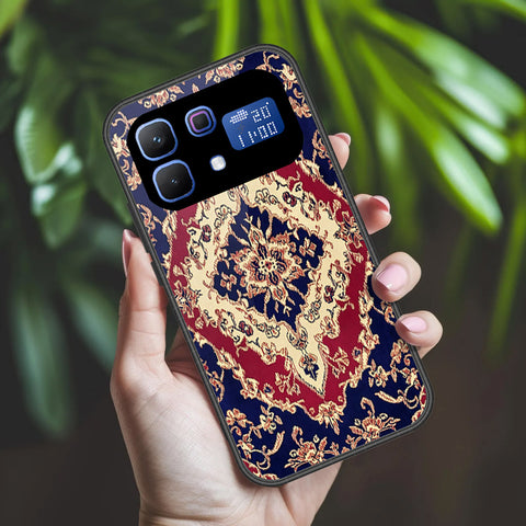 Infinix Note 60 Cover - ONation Persian Rugs Series 2 - HQ Ultra Shine Premium Infinity Glass Soft Silicon Borders Case