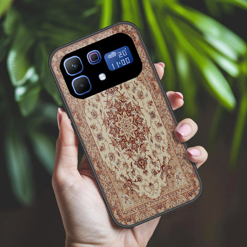 Infinix Note 60 Cover - ONation Persian Rugs Series 2 - HQ Ultra Shine Premium Infinity Glass Soft Silicon Borders Case