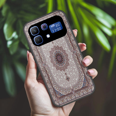 Infinix Note 60 Cover - ONation Persian Rugs Series 2 - HQ Ultra Shine Premium Infinity Glass Soft Silicon Borders Case