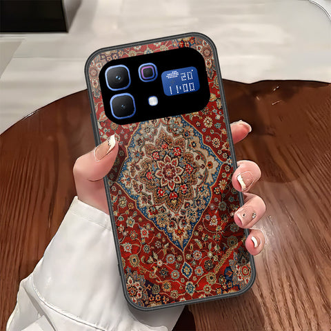 Infinix Note 60 Cover - ONation Persian Rugs Series - HQ Ultra Shine Premium Infinity Glass Soft Silicon Borders Case