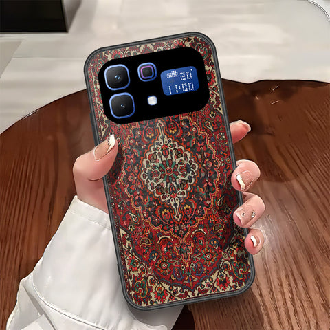 Infinix Note 60 Cover - ONation Persian Rugs Series - HQ Ultra Shine Premium Infinity Glass Soft Silicon Borders Case