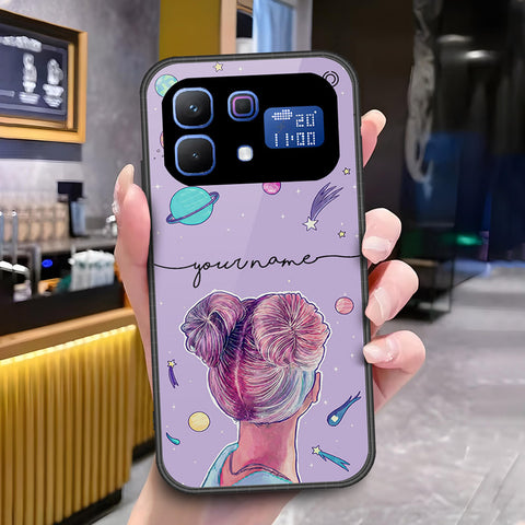Infinix Note 60 Pro Cover - ONation Your Name Series - HQ Ultra Shine Premium Infinity Glass Soft Silicon Borders Case