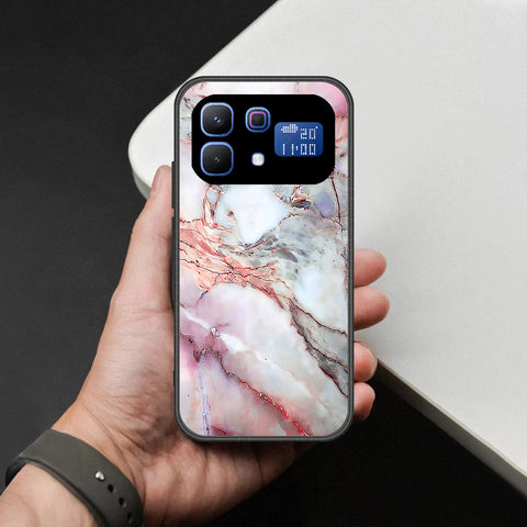 Infinix Note 60 Cover - Colorful Marble Series - HQ Ultra Shine Premium Infinity Glass Soft Silicon Borders Case