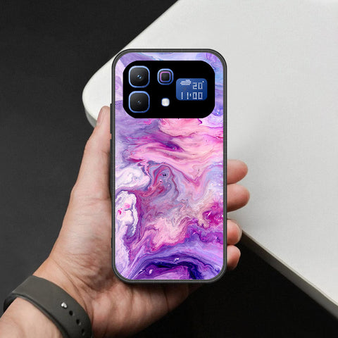 Infinix Note 60 Cover - Colorful Marble Series - HQ Ultra Shine Premium Infinity Glass Soft Silicon Borders Case