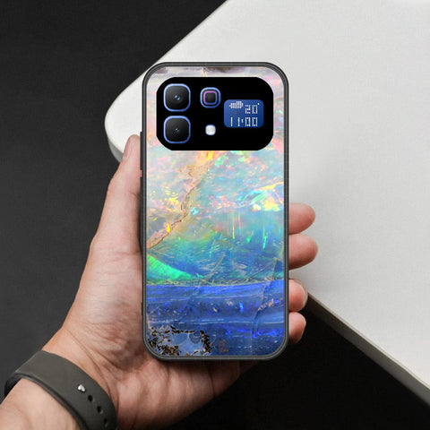 Infinix Note 60 Cover - Colorful Marble Series - HQ Ultra Shine Premium Infinity Glass Soft Silicon Borders Case