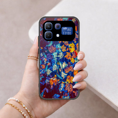 Infinix Note 60 Pro Cover - Floral Series 2 - HQ Ultra Shine Premium Infinity Glass Soft Silicon Borders Case