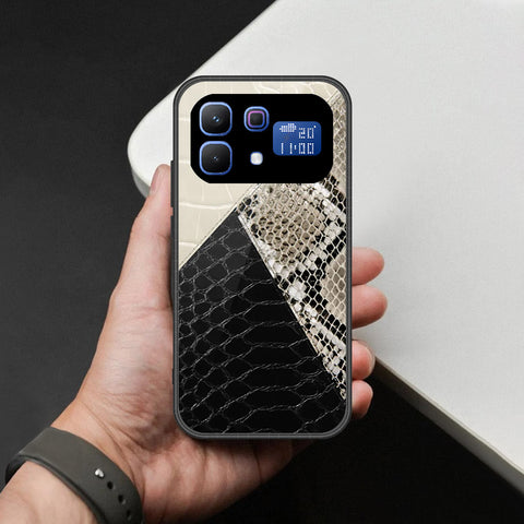 Infinix Note 60 Cover - Printed Skins Series - HQ Ultra Shine Premium Infinity Glass Soft Silicon Borders Case